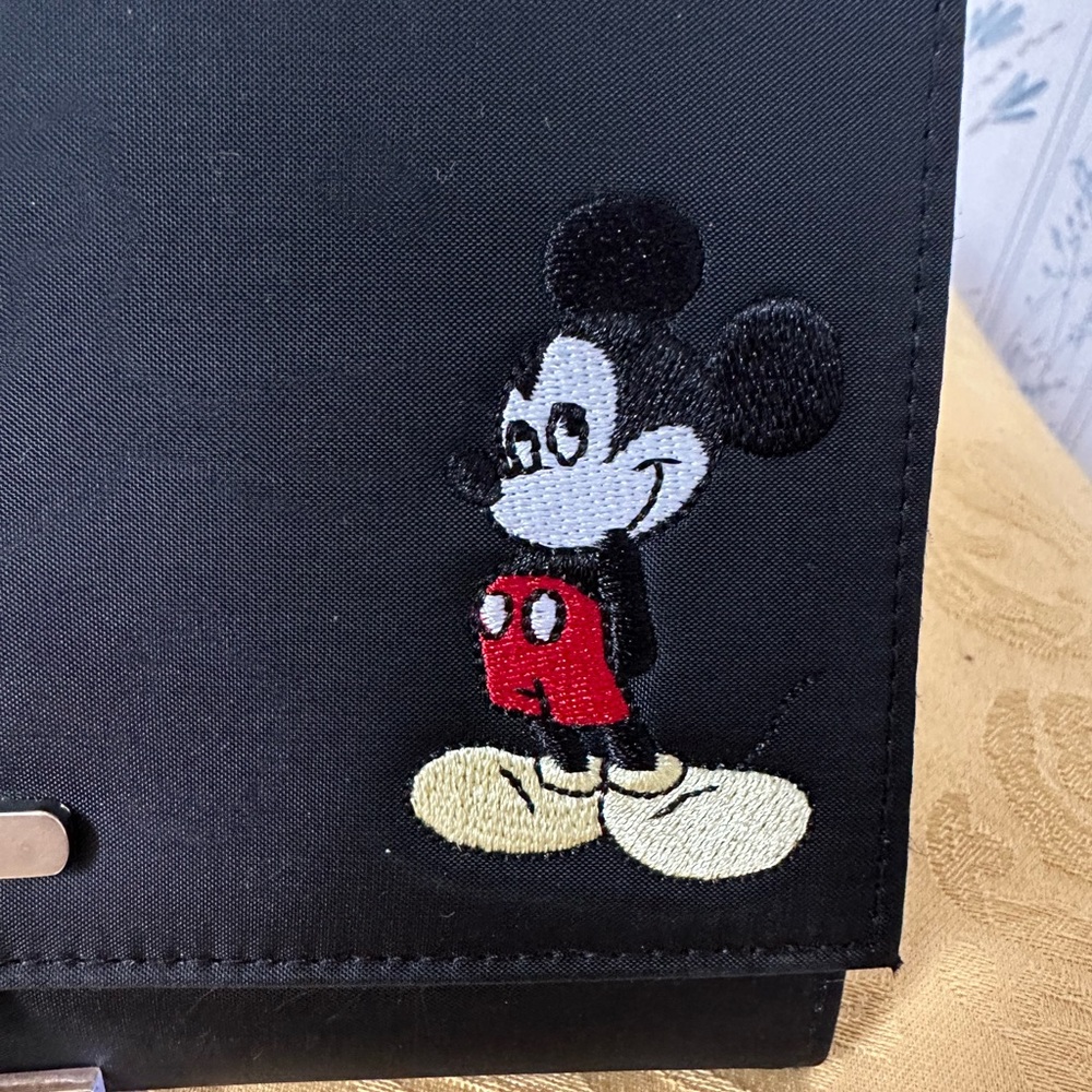 Mickey Mouse Black Nylon Wallet - Picture 3 of 14